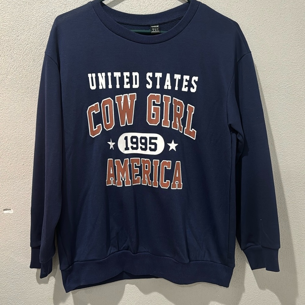 Cowgirl crew neck